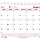 Brownline 2026 Calendar - 11" x 8-1/2" - English-One month on each sheet, one block per day