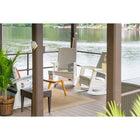 Suncast Rocking Chair with Storage - Dove Grey/Ice Cube-Comfortable and ergonomically friendly.