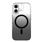 AXS Crystal Shield D3O Case Made with Recycled Materials Magsafe Compatible for Apple iPhone 16 - Smoke Gradient-Anti-UV material offers a crystal clear design displaying the original design of your phone