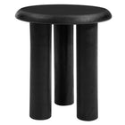 Modway Mavina Mango Wood Side Table - Black-Solid Mango Wood