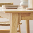 Modway Juxtapose 63" Rectangle Dining Table - Oak-Seats up to 6 People