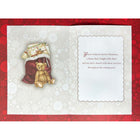 Rosedale General Christmas Greeting Cards/Envelopes - 5-1/2" x 8" - Teddy Bear - 12 Pack-Printed on premium uncoated paper