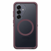 OtterBox Defender Pro XT Clear Cell Phone Case with Magnets for Galaxy S26 - Purple Mystery-DROP+ 7X as many drops as military standard (MIL-STD-810G 516.6)