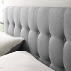 Modway Emily Upholstered Fabric Full Headboard - Grey-Soft polyester upholstering