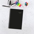 AT-A-GLANCE 2027 Monthly Planner - 11-7/8" H x 7-7/8" W - Black - Bilingual-Simulated leather cover in black