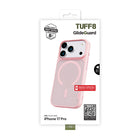TUFF8 GlideGuard Mag Case for iPhone 17 Pro - Pink-Raised edges: Offer additional protection for both the screen and camera, safeguarding key areas from impact