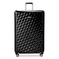 Ricardo Beverly Hills Melrose 30" Hardside Check-in Luggage - Large - Upright - Black-Durable polycarbonate alloy exterior: Helps protect belongings from bumps, scratches, and the wear and tear of travel while maintaining a sleek hardside look