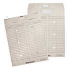 SupremeX Inter-Tac Reusable Inter-Departmental Envelopes - 32lb. - 10" x 13" - Natural - 100 Pack-32lb