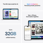 Apple MacBook Air 15" - M5 - 10-core CPU - 512 GB SSD - 16 GB Unified Memory - Silver-If You Love iPhone, You’ll Love Mac - Mac works like magic with your other Apple devices. View and control what’s on your iPhone from your Mac with iPhone Mirroring. Copy something on iPhone and paste it on Mac. Send texts with Messages from your Mac, or use your Mac to answer FaceTime calls