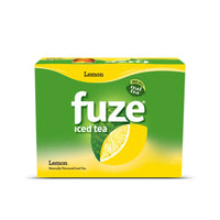 Fuze Lemon Iced Tea - 341ml - 12 Pack-Filtered water, Sugar/glucose-fructose, Citric acid, Concentrated tea from tea leaves, Potassium citrate, Natural lemon flavour