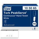 Tork Advanced PeakServe Continuous Hand Towels - White - 12 Pack-Cut down on constant refilling thanks to our Continuous system, with 250% more paper towels than Tork Universal refills.