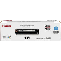 Canon 131 Cyan Toner Cartridge (6271B001)-Standard toner cartridge, up to 1500 pages