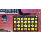 Ashley Productions Smart Poly Computer Mouse Pad - How are You Feeling - 6 Pack-Use in the classroom, home or office