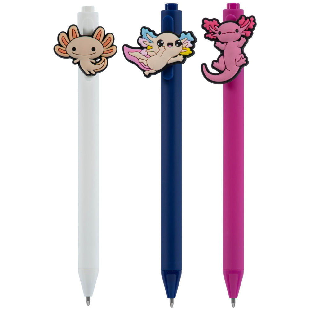 Merangue Axolotl Retractable Pens - 3 Pack | staples.ca