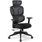 MotionGrey Mellow Ergonomic High Back Office Chair with Adjustable Armrests - Black-Luxurious Comfort Redefined - The MotionGrey Mellow Ergonomic Chair is crafted for ultimate comfort, featuring luxurious padding and a design that conforms to your body’s needs. Experience comfort redefined with every use
