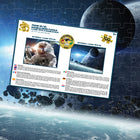 Prime 3D Space Astronaut & Stars - 100 Pieces-Completed Puzzle dimensions: 12” x 9” (30 x 23 cm)