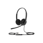 Yealink UH34 Lite Dual Headset - For Phone & Computer - Microsoft Teams - Black-Supported operating systems: Microsoft Windows 8/8.1/10, Apple Mac OS