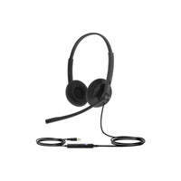 Yealink UH34 Lite Dual Headset - For Phone & Computer - Microsoft Teams - Black-Supported operating systems: Microsoft Windows 8/8.1/10, Apple Mac OS