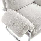 Modway Ansel Boucle Fabric Accent Chair - Newsprint-8