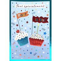 Rosedale Birthday Greeting Cards/Envelopes - 5-1/2" x 8" - Special - 12 Pack-Premium quality greeting cards