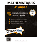 Dynamic Math Saskatchewan French - Grade 4-Math book contains clear and concise instructions, straightforward examples, and practice questions with answer key
