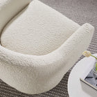 Modway Astral Boucle Fabric Swivel Chair - Ivory-Dense Foam Padding
