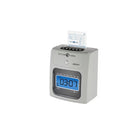Pyramid Time Systems 3800 Punch Card Time Clock System - Ivory/Charcoal-Automatically calculates worked time between punches, either weekly, every two weeks, or bimonthly for up to 50 employees