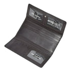 Club Rochelier Ladies Slim Fold Wallet - Brown-1 Zippered pocket