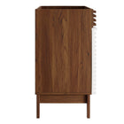 Modway Render 30" Bathroom Vanity Cabinet - White/Walnut-Sink Basin Not Included