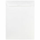 Jam Paper Open End Catalog Commercial Envelopes - 9" H x 12" W - White - 25 Pack-Features a straight flap with gummed closure and smooth paper finish