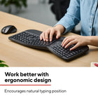 Staples Computer Keyboard Staples Tech Wireless Ergo Keyboard - Black - English | staples.ca