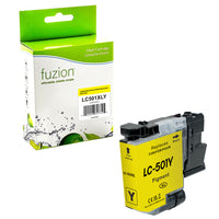 fuzion Brother LC501XLYS Compatible Inkjet - High Yield - Yellow-Yellow