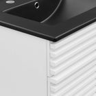 Modway Render 24" Bathroom Vanity - White/Black-8" Centerset Holes