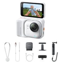 Insta360 GO Ultra Camera Creator Bundle - White-Display Size: 2.5"