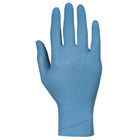 Superior Glove KeepKleen Nitrile Powder-Free Multipurpose Gloves - Blue - Medium - 100 Pack-Size Medium