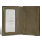 Champs Camo Leather Cardholder - Green-Holds multiple cards
