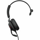Jabra Evolve2 40 SE MS Teams USB-C/A Monaural Headset - Teams-Instant noise isolation for improved focus in noisy surroundings
