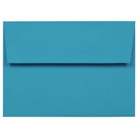JAM Paper A7 Coloured Invitation Envelopes - 5.25 x 7.25 - Blue Recycled - 50 Pack-Envelope Features: Straight flap gum closure, high quality Smooth paper finish, 30% recycled