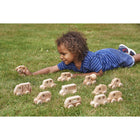 TickiT Natural Wooden Vehicles - Set of 12-Kid friendly: These small, sturdy cars are great for building fine-motor skills. Little hands can use the holes to easily grasp and roll them. They're great for indoor or outdoor play!