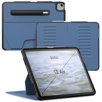 Zugu Case iPad Pro 12.9" (2018/2020) & iPad Air 13" (2024) - Slate Blue-Magnetic Folio Case