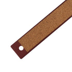JAM Paper Strong 12" Aluminum Ruler with Non-Skid Cork Backing - Burgundy Metallic-Quantity: Sold Individually