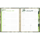 High Note 2027 Deluxe Hardcover Weekly/Monthly Planner - 9" x 10" - Greenery - English-2026, 2027, and 2028 year-at-a-glance grids 