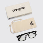 Gry Mattr Blue Light Glasses - Seoul BL Eco - +1.25-Provides blue light protection from all digital devices, reduces eyestrain and eye fatigue