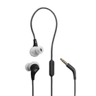 JBL Endurance Run 3 Wired Sport Headphones - Black / Gray-FlipHook technology for versatile wearing style