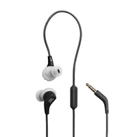 JBL Endurance Run 3 Wired Sport Headphones - Black / Gray-FlipHook technology for versatile wearing style