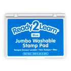 Ready 2 Learn Jumbo Washable Stamp Pad - Blue - 6.2" L x 4.1" W - 2 Pack-Create vivid images: The high-quality ink provides sharp images when stamped. Use it to decorate posters, signs, notebooks and so much more!