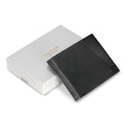Champs Iconic Leather Top Wing Wallet - Black/Black-Easy access ID window
