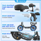 Gyrocopters Zeno 2.0 Electric Scooter for Adults & Teens - Speed 32 kmph - Range 40 km - APP - Black-Equipped with a spacious, heavy-duty rear basket perfect for groceries or gear. easily detachable for maximum versatility and a sleek look