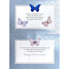 Rosedale Gold Anniversary Greeting Cards/Envelopes - 5-1/2" x 8" - Coloured Butterflies - 6 Pack-Printed on premium uncoated paper