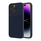 AXS PROTech Plus Dual-Layered Anti-Shock Sleek Case for Apple iPhone 15 Pro - Astral Blue-Drop resistant up to 10 feet
